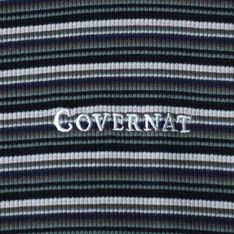 [BUNJANG] Covernat Striped Color Mix T-shirt / (XL) 커버낫 반팔 티셔츠 스트라이프 컬러믹스 에스닉-18579