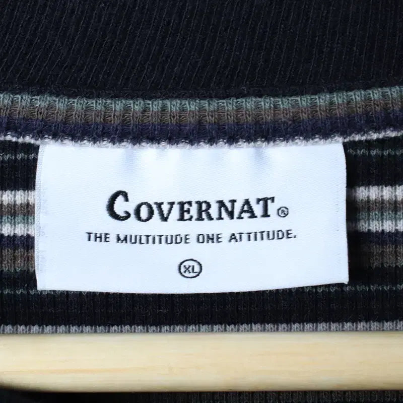 [BUNJANG] Covernat Striped Color Mix T-shirt / (XL) 커버낫 반팔 티셔츠 스트라이프 컬러믹스 에스닉-18579