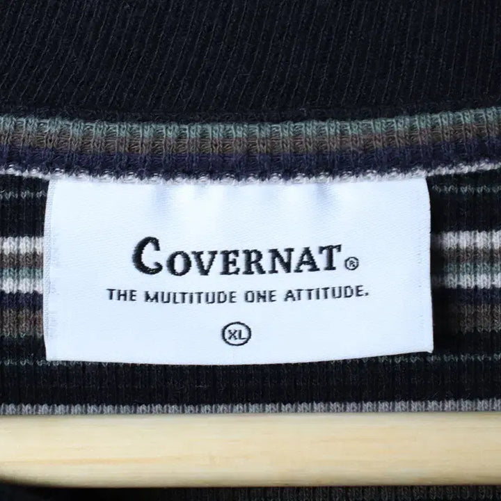 [BUNJANG] Covernat Striped Color Mix T-shirt / (XL) 커버낫 반팔 티셔츠 스트라이프 컬러믹스 에스닉-18579