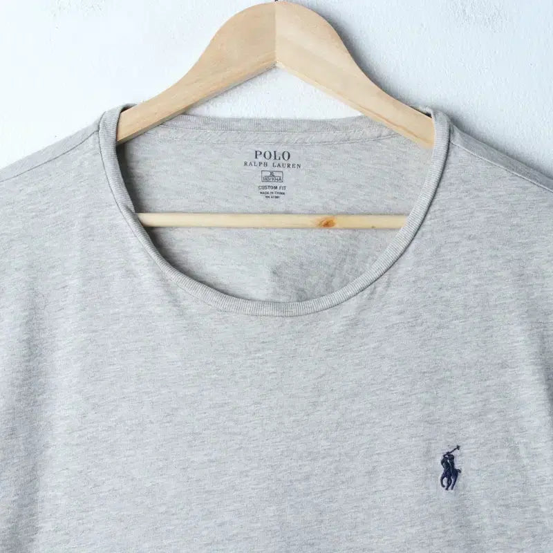[BUNJANG] Polo Ralph Lauren Gray T-Shirt / (XL-2XL) 폴로 랄프로렌 반팔 티셔츠 빅사이즈 그레이-1857A