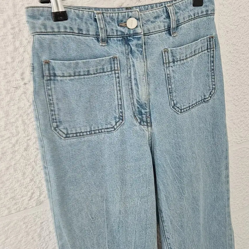 [BUNJANG] System Light Wash Denim Pants / 한섬 시스템 SYSTEM 연청 데님 팬츠 청바지