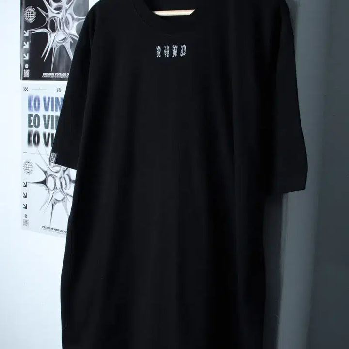 [BUNJANG] Not4nerd XL-2XL Black Street T-shirt / (XL-2XL) 낫포너드 반팔 티셔츠 빅사이즈 블랙 스트릿-1857D