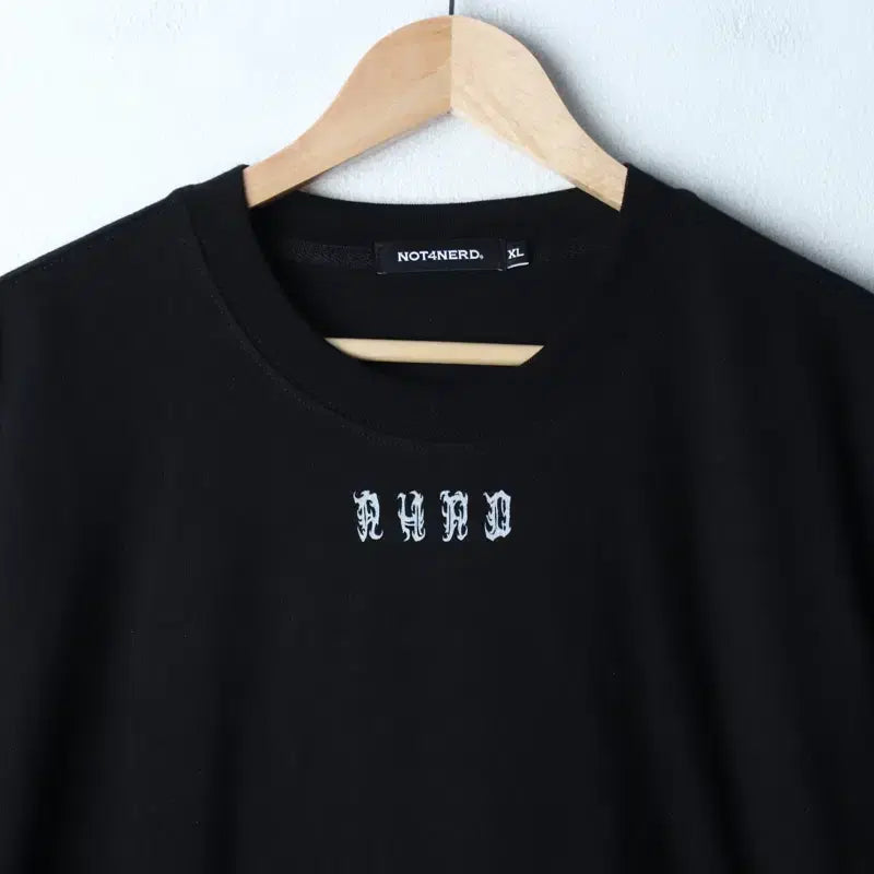 [BUNJANG] Not4nerd XL-2XL Black Street T-shirt / (XL-2XL) 낫포너드 반팔 티셔츠 빅사이즈 블랙 스트릿-1857D