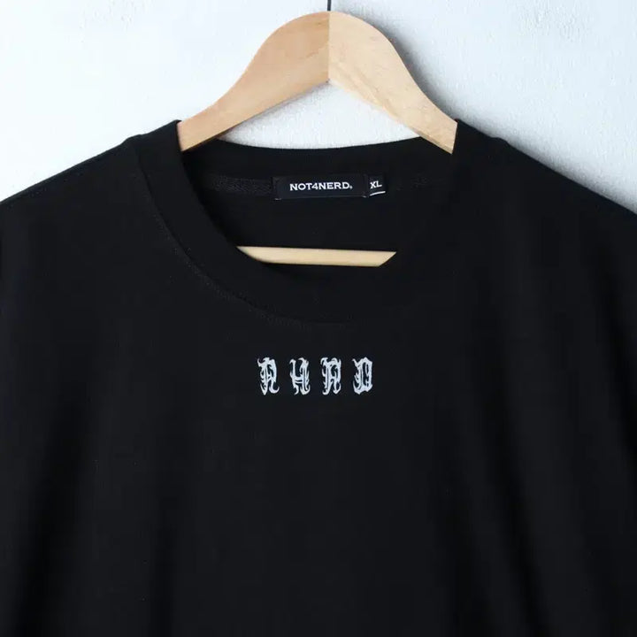 [BUNJANG] Not4nerd XL-2XL Black Street T-shirt / (XL-2XL) 낫포너드 반팔 티셔츠 빅사이즈 블랙 스트릿-1857D