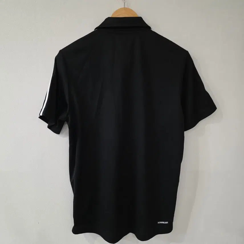 [BUNJANG] Adidas 3S Polo Shirt Black (Size L) / 아디다스 3S 반팔 카라티 블랙 L