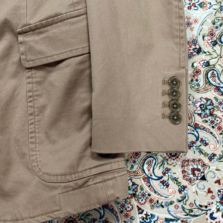 [BUNJANG] Polo Ralph Lauren Brown Stretch Chino Suit Set / [B+등급 36R-30] 폴로랄프로렌 브라운 스트레치 워싱 면치노셋업수트