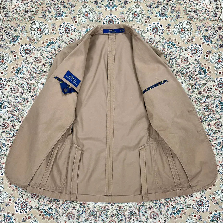 [BUNJANG] Polo Ralph Lauren Brown Stretch Chino Suit Set / [B+등급 36R-30] 폴로랄프로렌 브라운 스트레치 워싱 면치노셋업수트