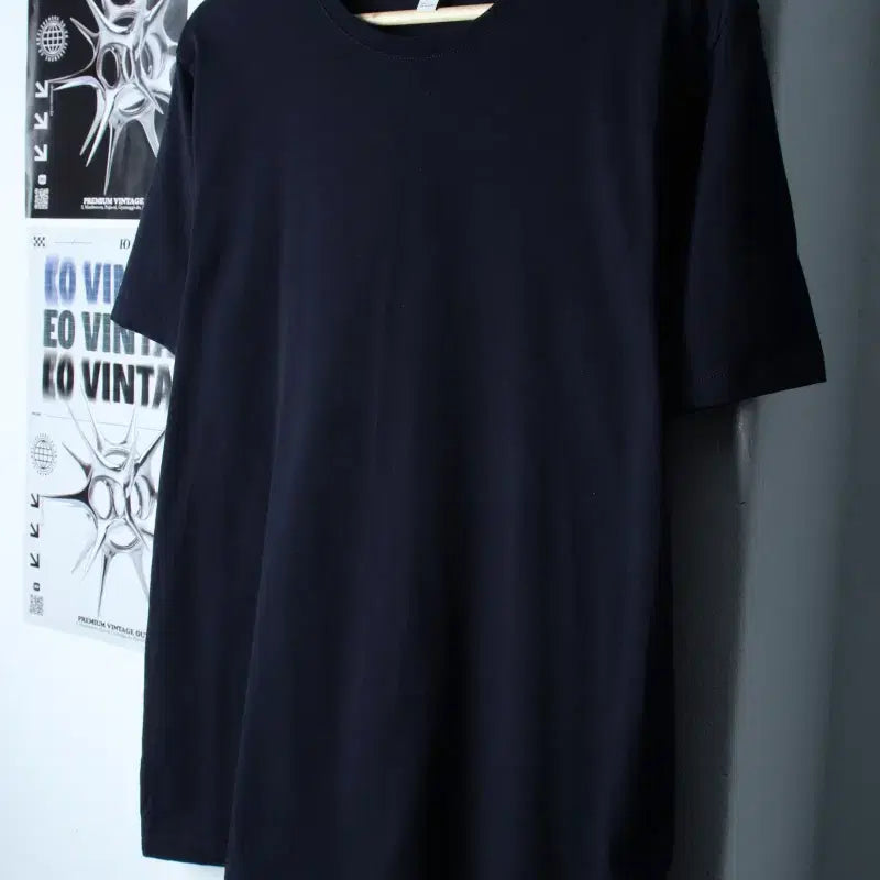 [SOLD OUT] (L-XL) 코스 반팔 티셔츠 네이비 무지 놈코어-1857E
