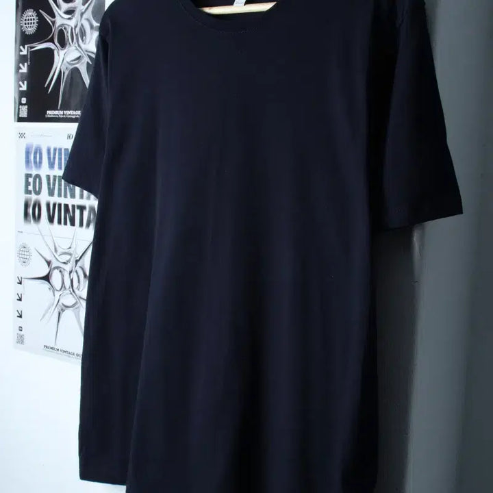 [SOLD OUT] (L-XL) 코스 반팔 티셔츠 네이비 무지 놈코어-1857E