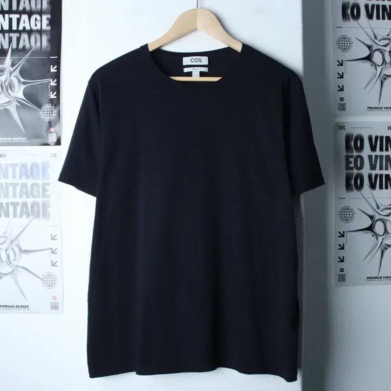 [SOLD OUT] (L-XL) 코스 반팔 티셔츠 네이비 무지 놈코어-1857E