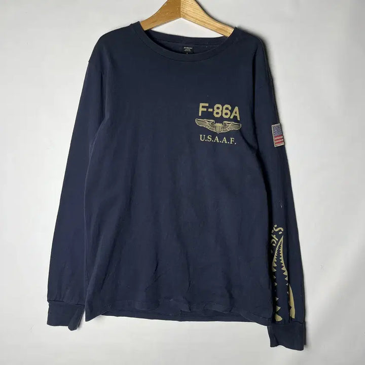 [BUNJANG] Avirex USAF Navy Long Sleeve / [Avirex] 아비렉스 USAF 롱슬리브