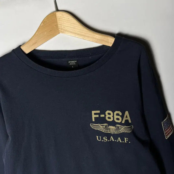 [BUNJANG] Avirex USAF Navy Long Sleeve / [Avirex] 아비렉스 USAF 롱슬리브