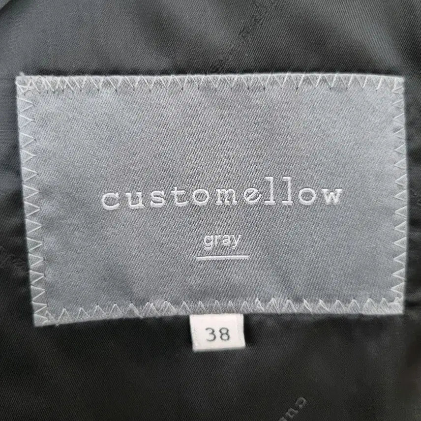 [BUNJANG] Customellow Check Blazer Jacket / 커스텀멜로우 체크 블레이저 자켓