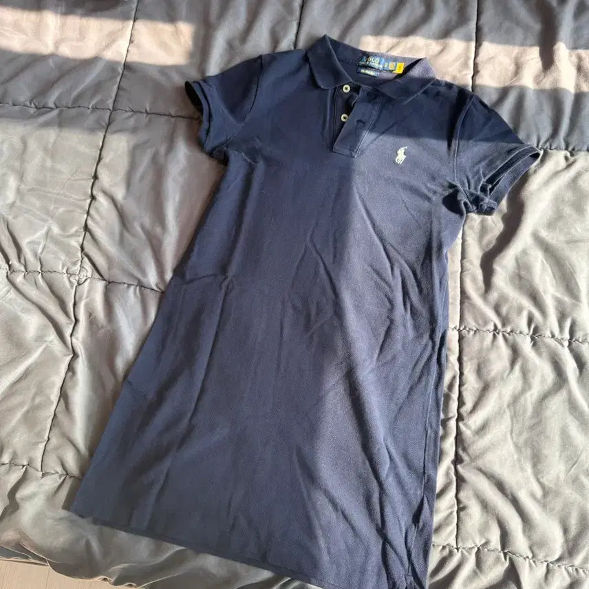 [BUNJANG] Ralph Lauren Mini PK Dress Navy / 랄프로렌 pk 미니 원피스 네이비