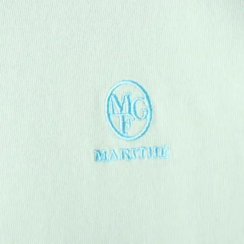 [BUNJANG] Marithe Francois Girbaud Small Logo T-Shirt - Light Green / W(S) 마리떼프랑소와저버 반팔 티셔츠 스몰로고 연그린 키치-18581