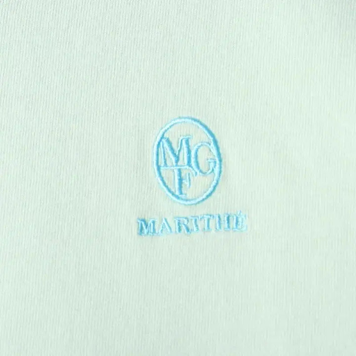 [BUNJANG] Marithe Francois Girbaud Small Logo T-Shirt - Light Green / W(S) 마리떼프랑소와저버 반팔 티셔츠 스몰로고 연그린 키치-18581