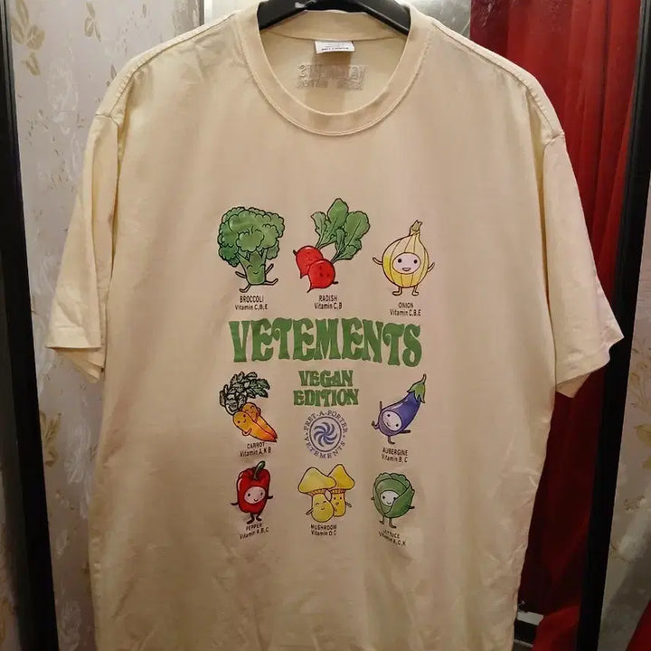 [SOLD OUT] 7/51 VETEMENTS 베트멍 비건 로고 오버사이즈 반팔티 XL