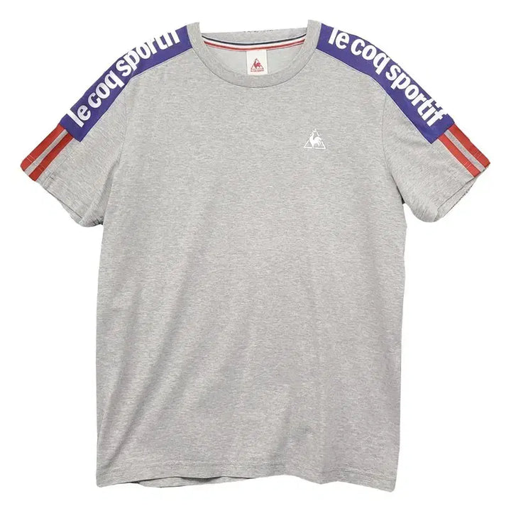 [BUNJANG] Le Coq Sportif Gray Short Sleeve T-shirt / 르꼬끄 스포츠 프린팅 라이트 그레이 반팔티 M 95