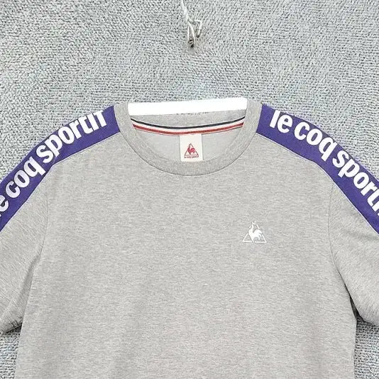 [BUNJANG] Le Coq Sportif Gray Short Sleeve T-shirt / 르꼬끄 스포츠 프린팅 라이트 그레이 반팔티 M 95