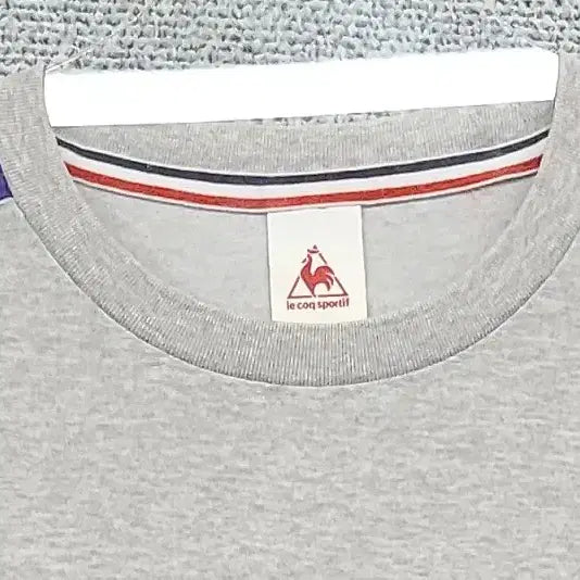[BUNJANG] Le Coq Sportif Gray Short Sleeve T-shirt / 르꼬끄 스포츠 프린팅 라이트 그레이 반팔티 M 95