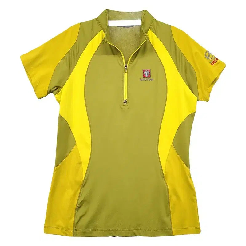 [BUNJANG] Black Yak Yellow Hiking T-shirt / 블랙야크 옐로우 등산 반팔티 95