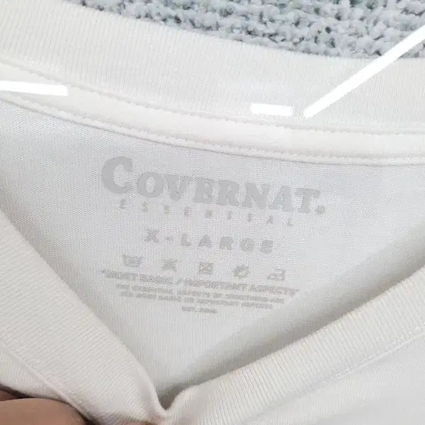 [BUNJANG] COVERNAT White T-shirt XL / 커버낫 화이트 반팔티 XL