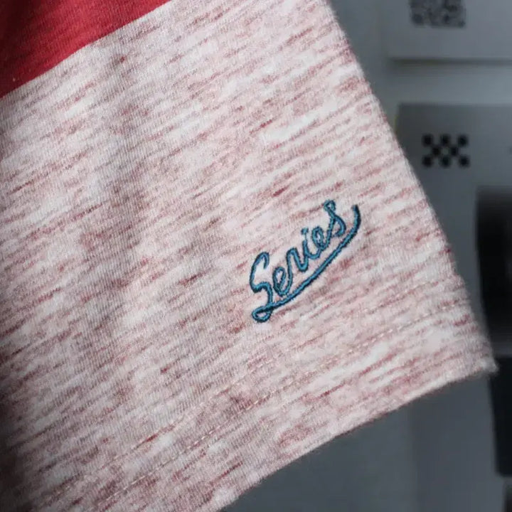 [BUNJANG] M Series Two-Tone Pocket T-Shirt / (M) 시리즈 반팔 티셔츠 투톤 포켓 레드 올드스쿨-18583