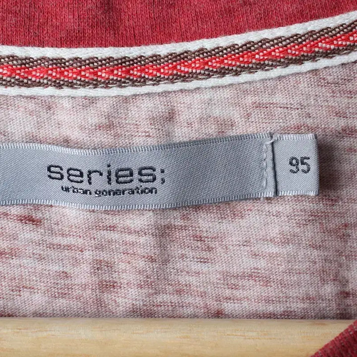 [BUNJANG] M Series Two-Tone Pocket T-Shirt / (M) 시리즈 반팔 티셔츠 투톤 포켓 레드 올드스쿨-18583