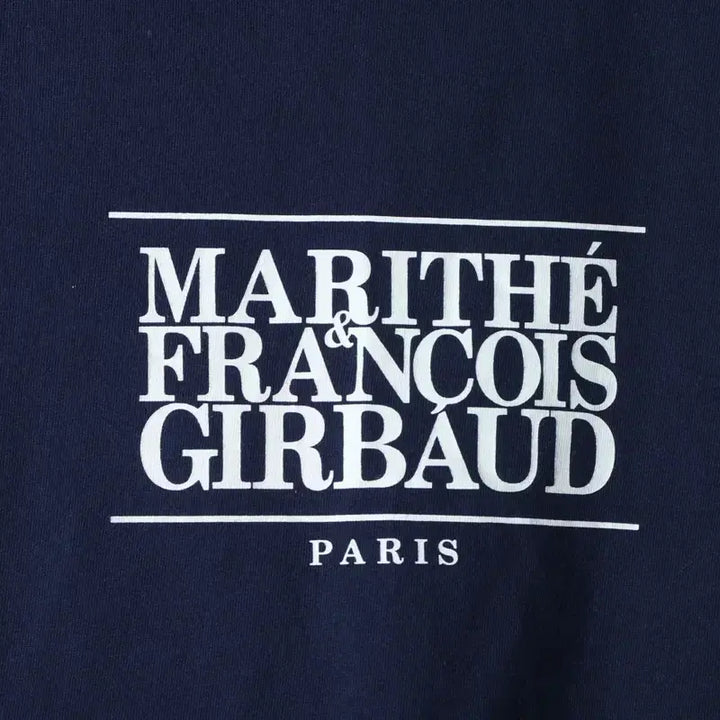 [BUNJANG] Marithe Francois Girbaud Big Logo Navy T-Shirt / W(S-M) 마리떼프랑소와저버 반팔 티셔츠 빅로고 네이비-18584