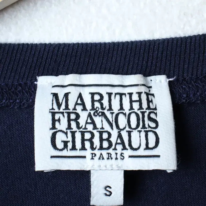 [BUNJANG] Marithe Francois Girbaud Big Logo Navy T-Shirt / W(S-M) 마리떼프랑소와저버 반팔 티셔츠 빅로고 네이비-18584