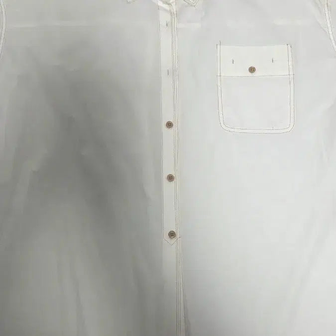 [BUNJANG] Roompacker White Shirt - Free Size / 룸패커 화이트 셔츠 F사이즈