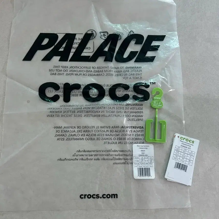 [BUNJANG] Palace Crocs Classic Clog Black 270 / 팔라스 x 크록스 클래식 클로그 블랙 270