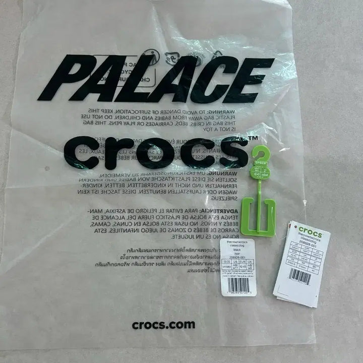 [BUNJANG] Palace Crocs Classic Clog Black 270 / 팔라스 x 크록스 클래식 클로그 블랙 270
