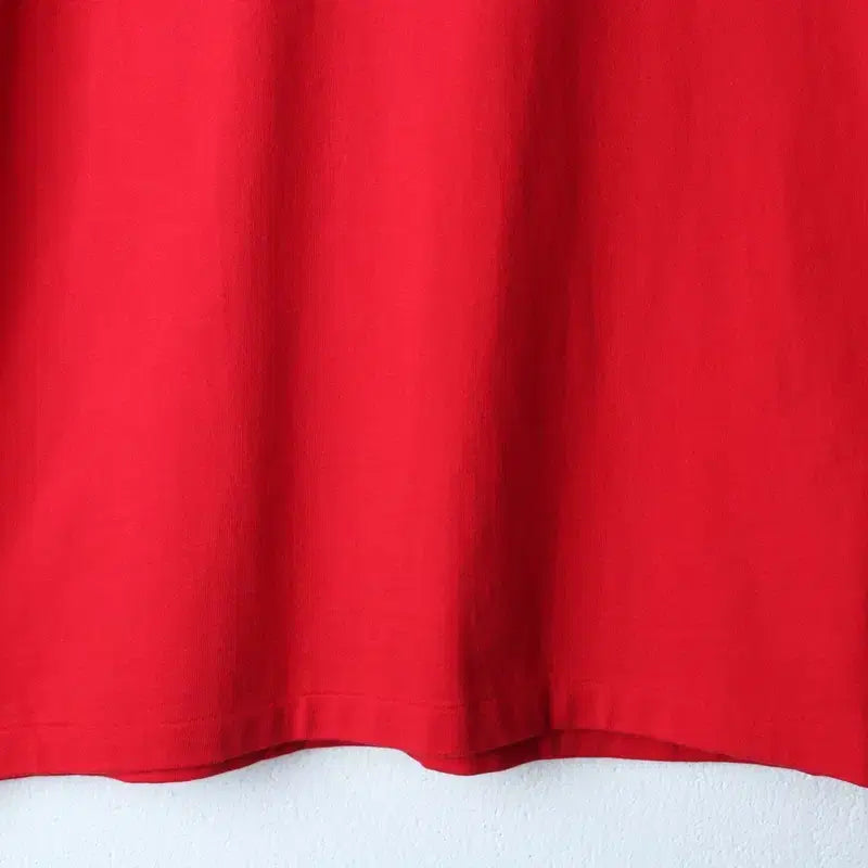 [BUNJANG] Polo Ralph Lauren Red Solid Pony T-Shirt / (S-M) 폴로 랄프로렌 반팔 티셔츠 레드 무지 포니-18586