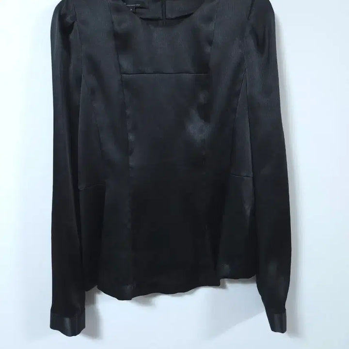 [BUNJANG] KL Kenneth Lynn Black Satin Blouse / KL 케네스린 블랙 긴팔 블라우스 55