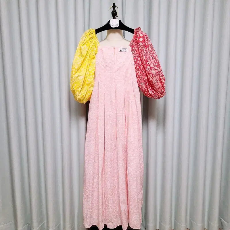 [SOLD OUT] 부티크 국내제작 페이즐리 원피스