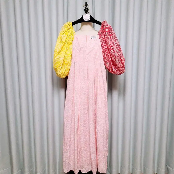 [SOLD OUT] 부티크 국내제작 페이즐리 원피스