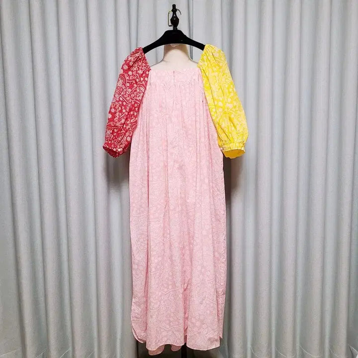 [SOLD OUT] 부티크 국내제작 페이즐리 원피스
