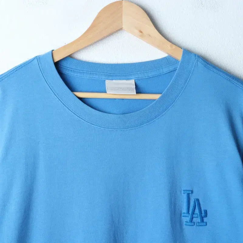 [BUNJANG] MLB Big Size Blue T-shirt / W(XL-2LX) MLB 엠엘비 반팔 티셔츠 빅사이즈 블루-18589