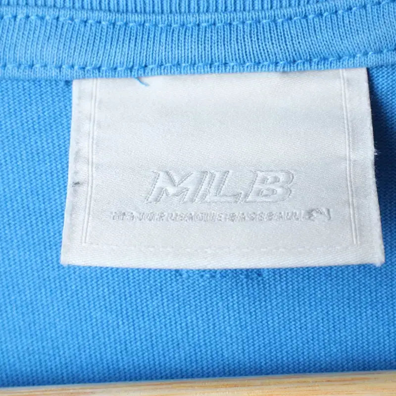[BUNJANG] MLB Big Size Blue T-shirt / W(XL-2LX) MLB 엠엘비 반팔 티셔츠 빅사이즈 블루-18589