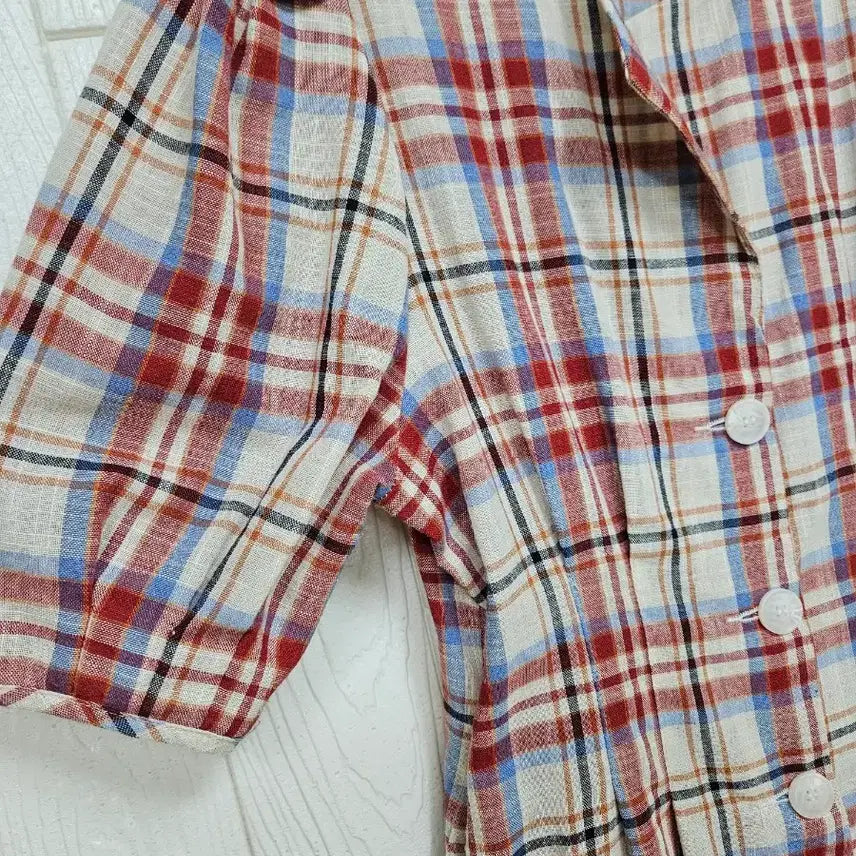 [BUNJANG] Check Midi Dress / 484. 체크미디원피스