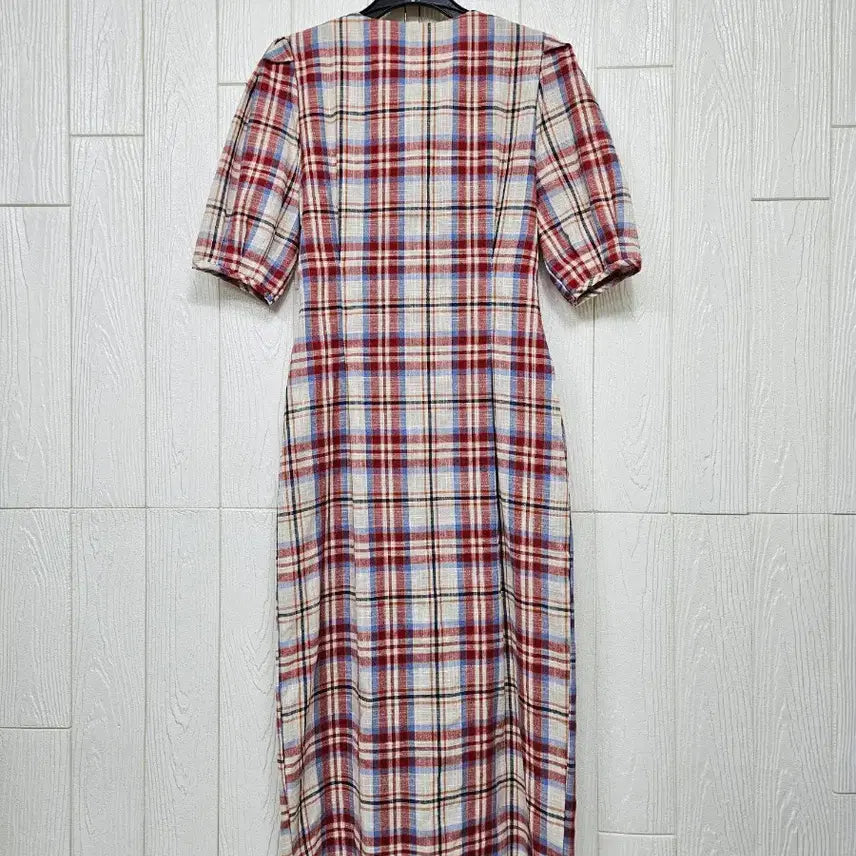 [BUNJANG] Check Midi Dress / 484. 체크미디원피스