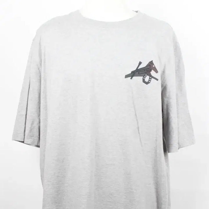 [BUNJANG] Hermes Equestrian Leather Patch Extre T-shirt XL / 에르메스 승마 가죽패치 에크스트르 티셔츠 XL