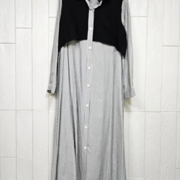 [BUNJANG] Striped Shirt Dress / 478.스트라이프 셔츠원피스