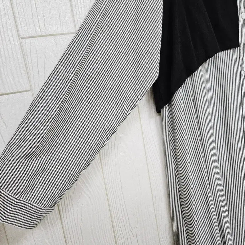[BUNJANG] Striped Shirt Dress / 478.스트라이프 셔츠원피스