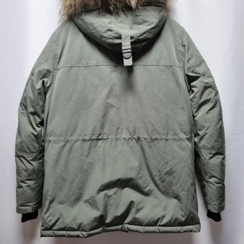[BUNJANG] Covernat Khaki Goose Down Hooded Padded Jacket / 커버낫 카키색 후드 구스다운 패딩