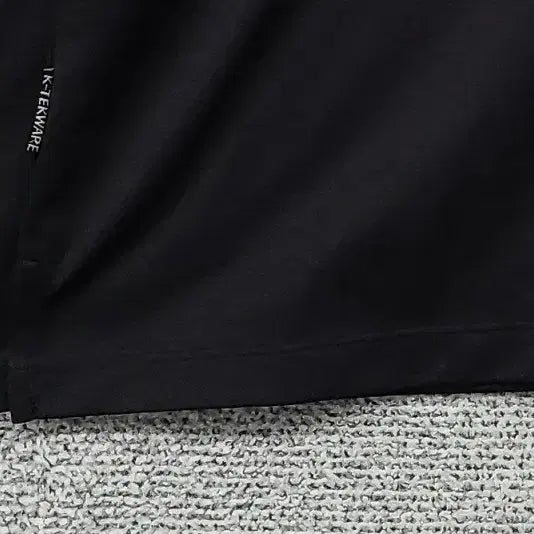 [BUNJANG] The North Face Black Logo Training Half-Zip Long Sleeve Shirt / 노스페이스 블랙 로고 트레이닝 반집업 긴팔티 M