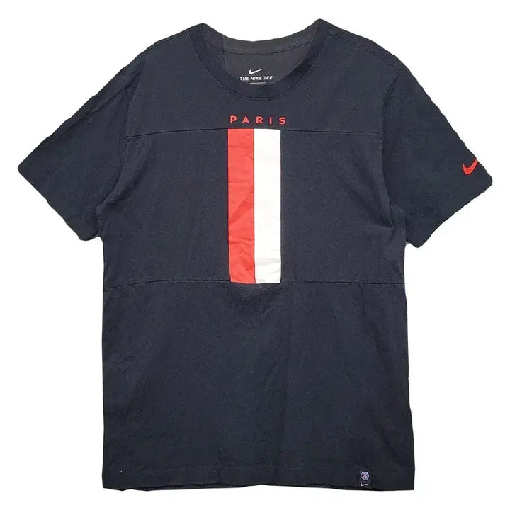 [BUNJANG] Nike Navy Paris Stripe T-shirt / 나이키 네이비 반팔티 L