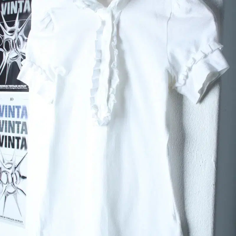 [BUNJANG] DKNY Short Sleeve Polo Shirt / W(XS-S) DKNY 디케이앤와이 도나카란 반팔 카라-1858F