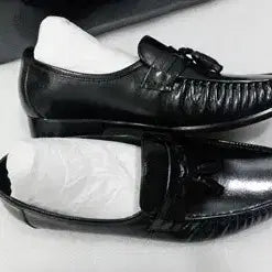 [BUNJANG] Leather Tassel Loafers / 테슬가죽로퍼구두
